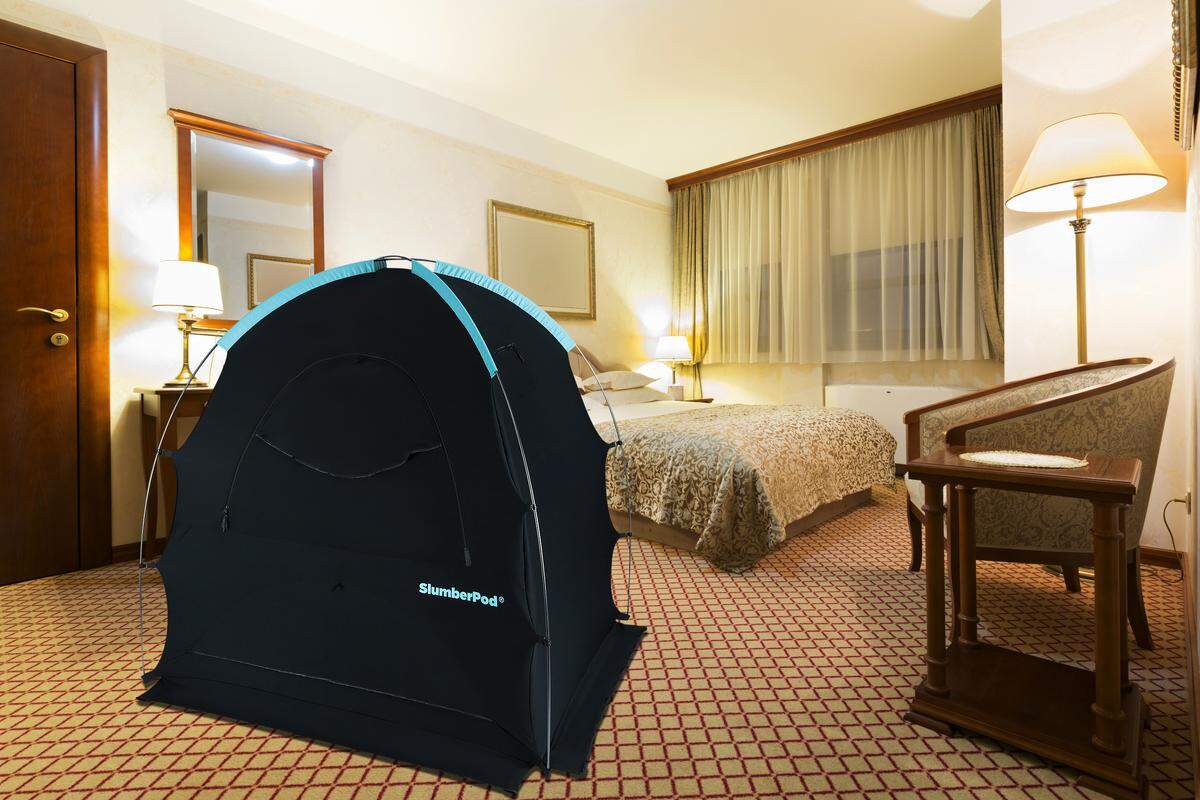 Katy Mallory and her mother Lou Childs are co-inventors of the SlumberPod.