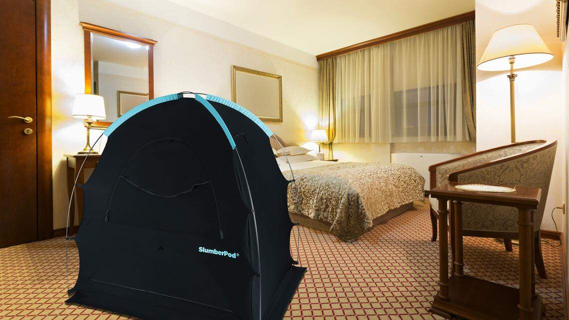 Katy Mallory and her mother Lou Childs are co-inventors of the SlumberPod.