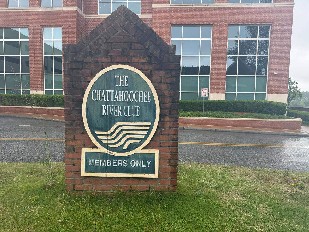 The Chattahoochee River Club’s sign is pictured May 7, 2026, at 1100 Bay Ave. in Columbus.