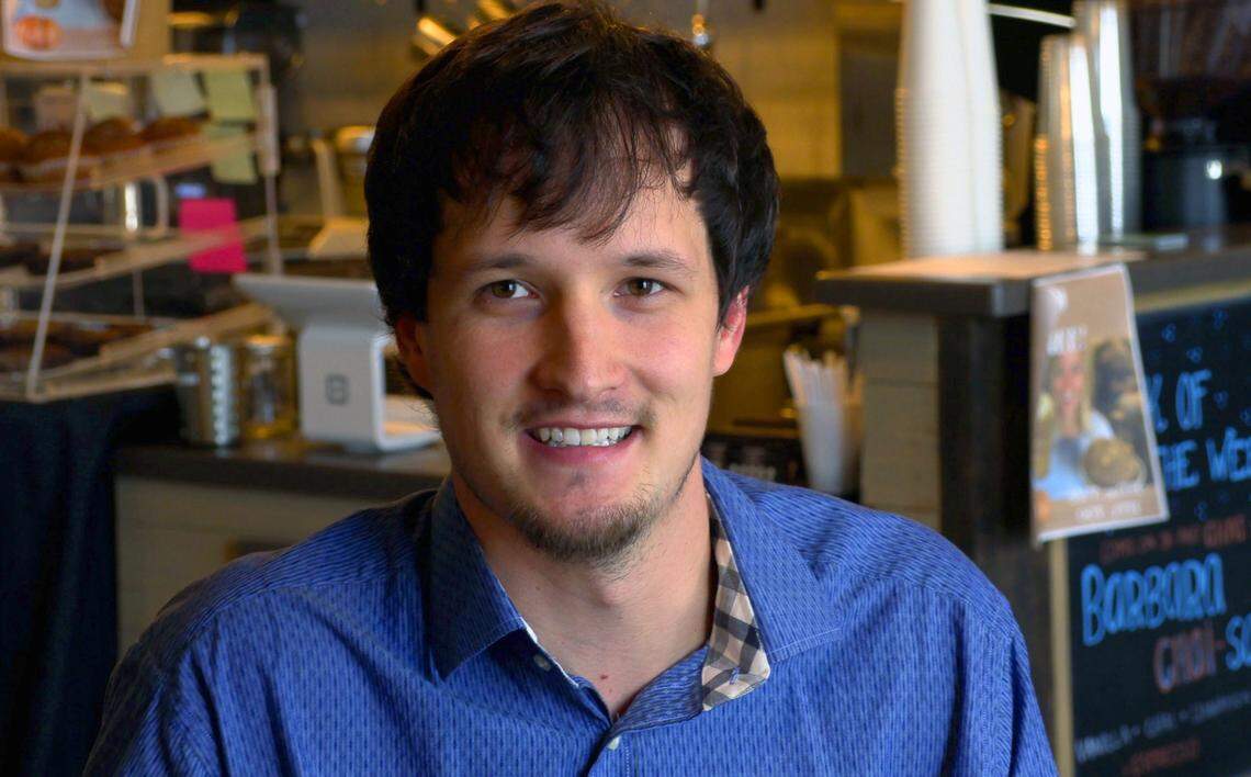 Jonathan Cronin is the manager of Harvest Coffee Co. in Columbus, Georgia. Columbus-based ministry organization Take the City opened the doors of the new coffee and ice cream shop earlier this year. The shop’s menu consists of the usual coffee shop fare, including cappuccinos and iced lattes. The “affogato,” ice cream served in a dish with two shots of espresso poured on top, is Harvest’s signature product. The shop opened with a ribbon cutting February 6. A little over a month later, COVID-19 hit.