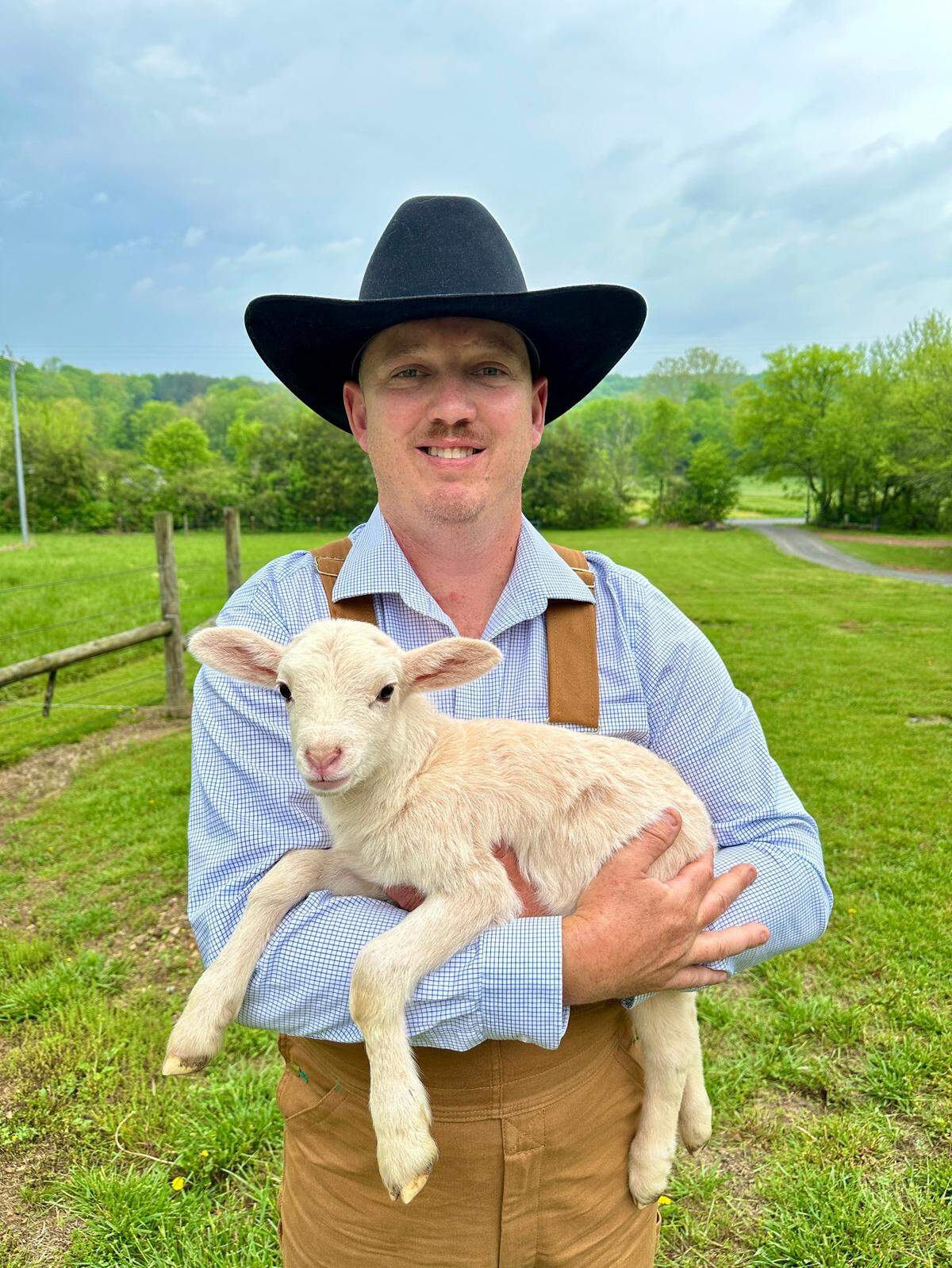 Sam Andrews, owner of Chipley Square Farm, is the organizer of the weekly farmers market in Pine Mountain. The market, starting May 3, will be open every Saturday in downtown Pine Mountain.