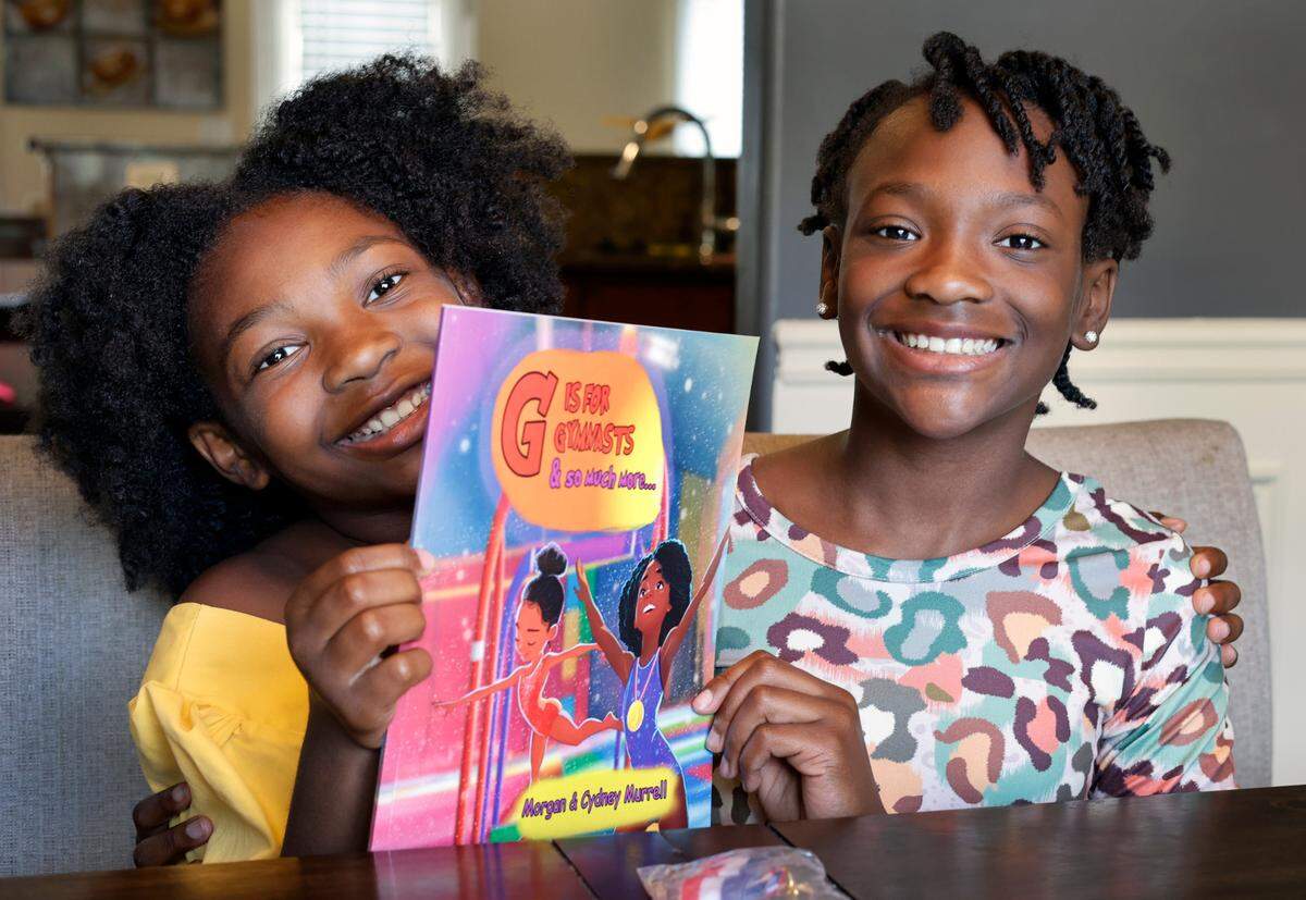 “G is for Gymnasts and So Much More” was authored by Phenix City sisters Cydney Murrell, left, and Morgan Murrell, with help from their mother, Christie Murrell, an author, counselor, speaker and publisher. 05/28/2025