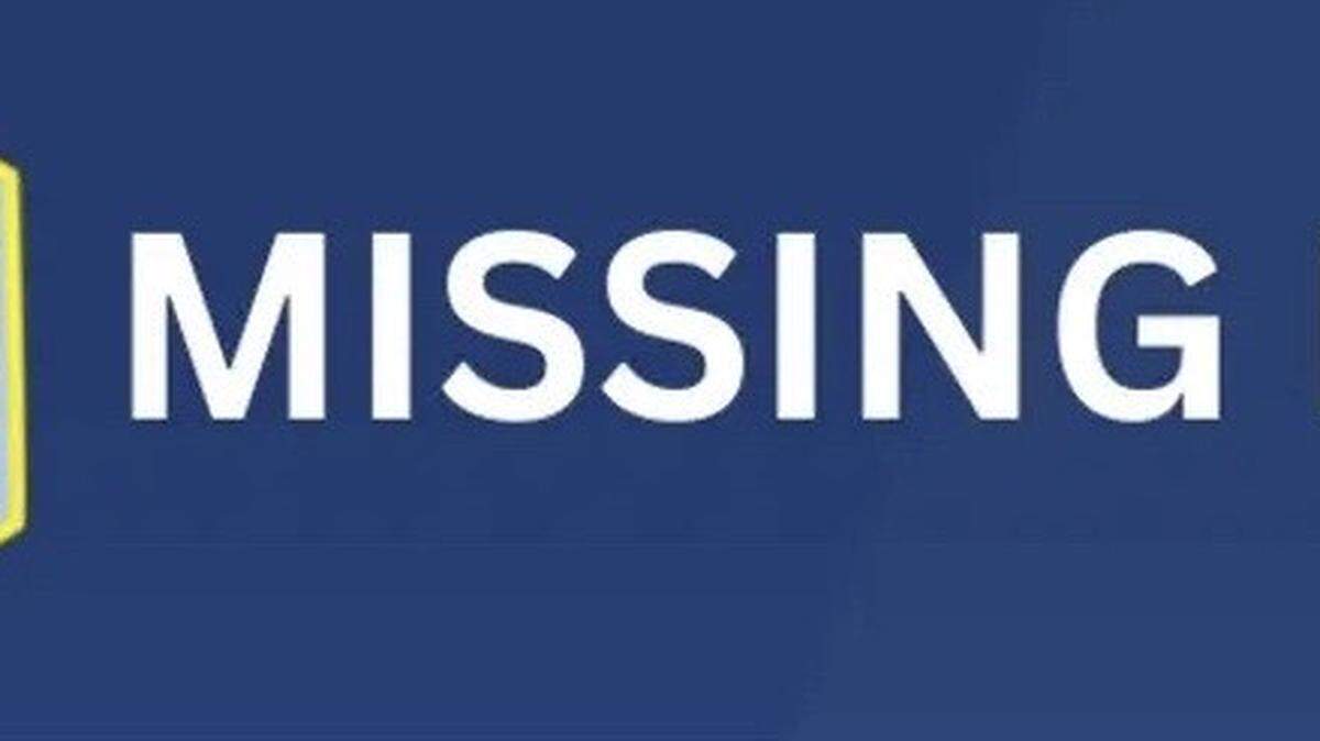 A banner for a missing person’s announcement from the Columbus Police Department.