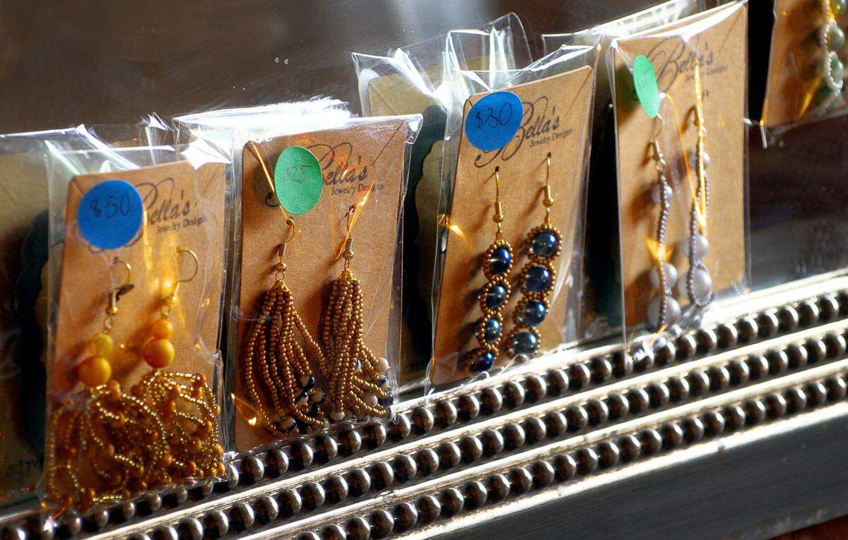 Jewelry is for sale at Eloquence Fashion Cafe, 900 Front Ave suite 210, in Columbus, Georgia. 01/13/2023