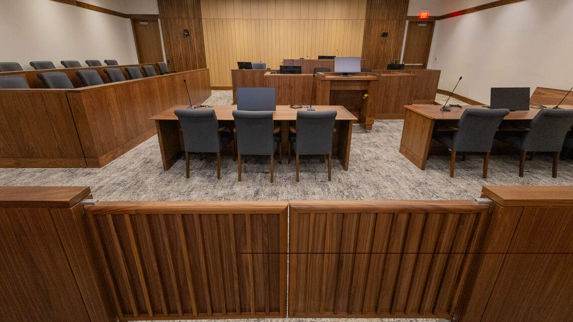 We toured the new John D. Allen Judicial Center in downtown Columbus. See inside