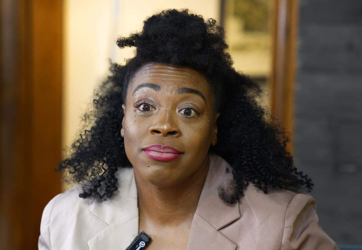 Jaketra Bryant discusses her campaign to be mayor of Columbus during the Ledger-Enquirer’s interview Feb. 13, 2026.