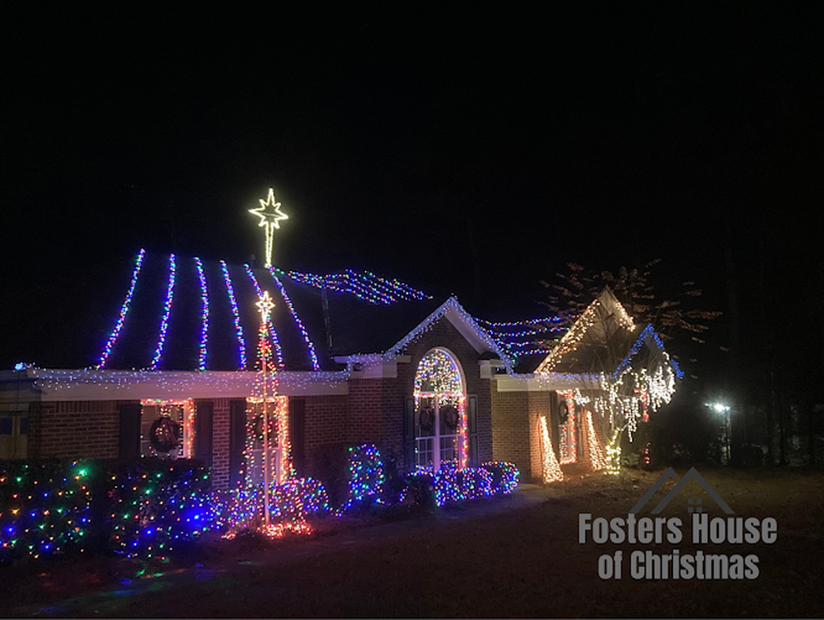 Foster’s House of Christmas is lighting up Crosswinds Drive in Columbus.