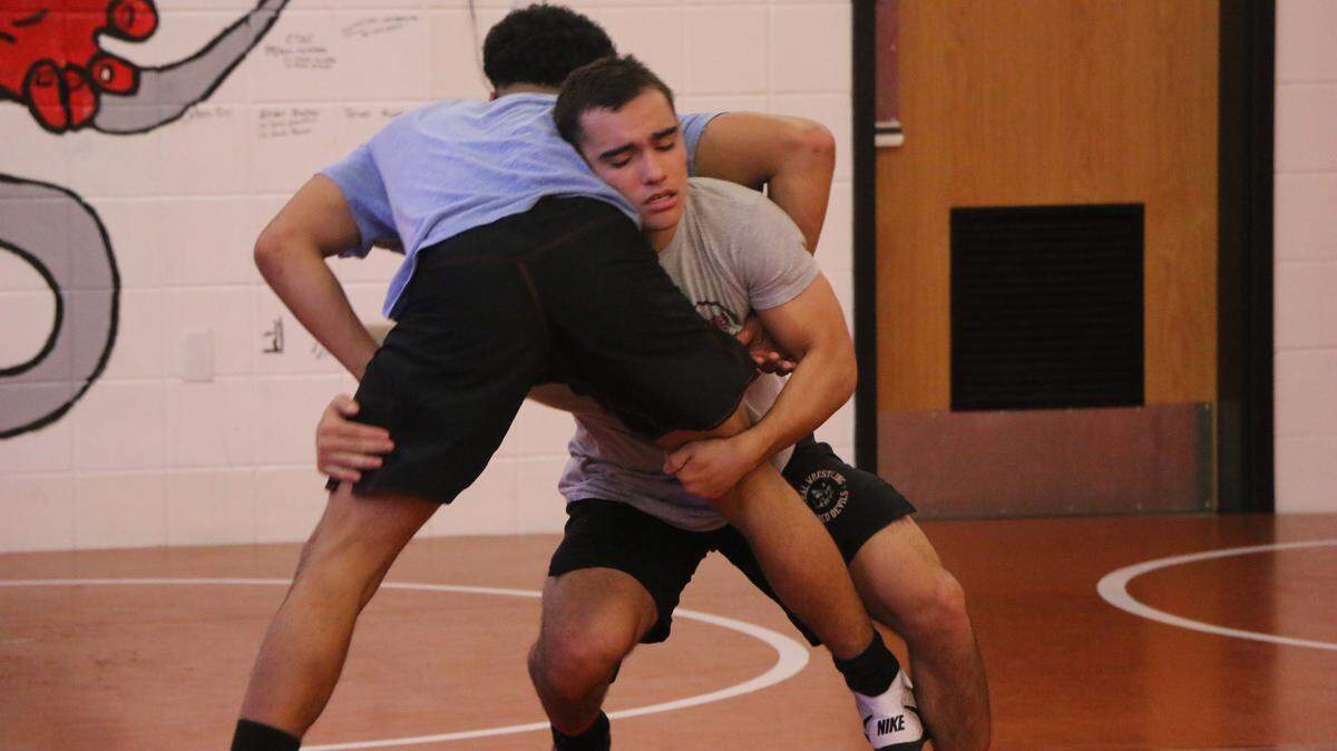 David Mitchell/dmitchell@ledger-enquirer.com 
 Tony Morales works out during practice on Wednesday at Central. He won his super sectional last Saturday and will be a 2-seed in the 152-pound weight class in the Class 7A state competition.