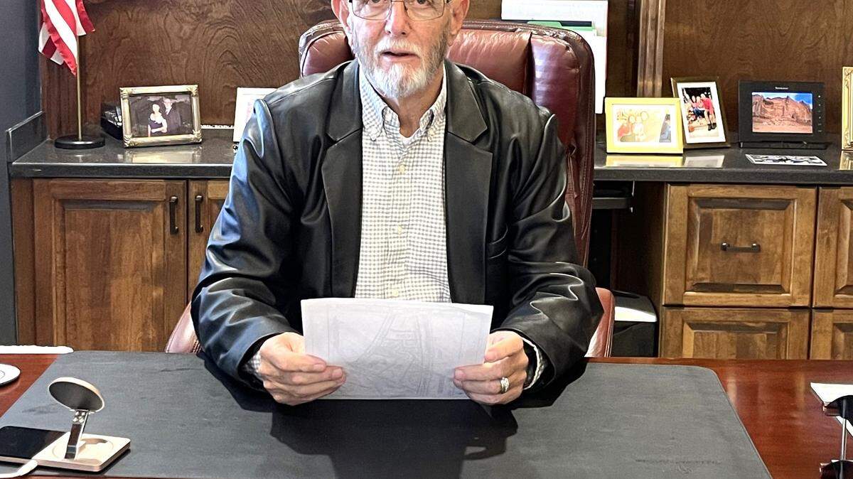 Richard Cooley, shown in this December 2023 photo, is interim mayor of Smiths Station.