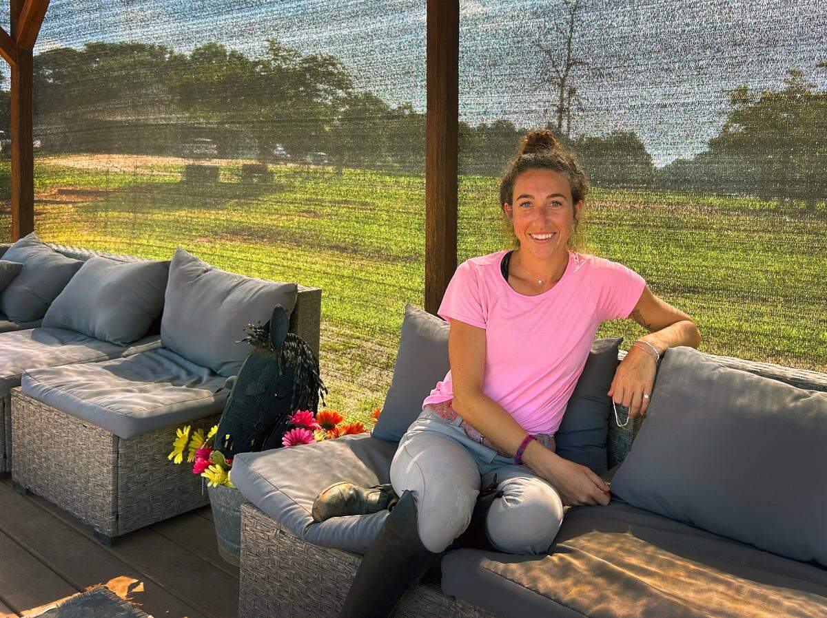 Olivia Oney has overcome a life-altering injury and is now building her equestrian business, Double O Sporthorses, in Hamilton, Georgia.