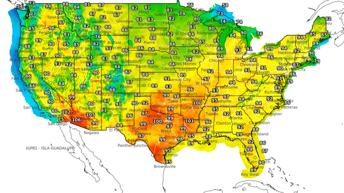 Temperatures will soar past 100 degrees and feel even hotter.