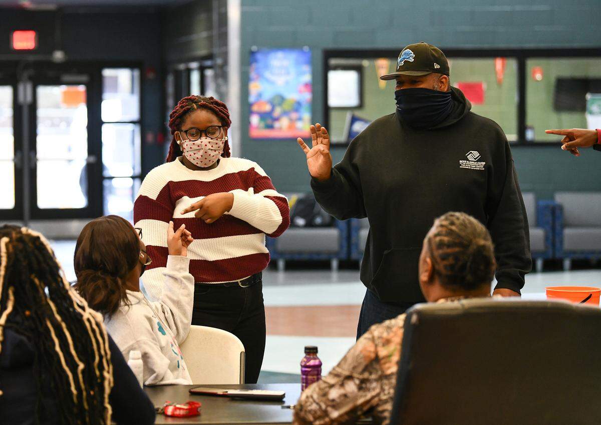Kamiya Archie, facing camera, left, was recently named the 2022 Youth of the Year for the Boys & Girls Clubs of the Chattahoochee Valley. 02/04/2022