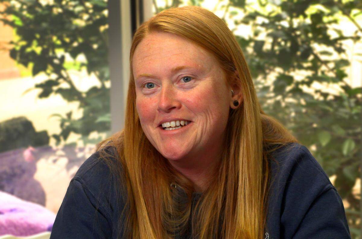 Courtney Pierce, pictured Jan. 29, 2025, is the executive director of Paws Humane Society in Columbus.