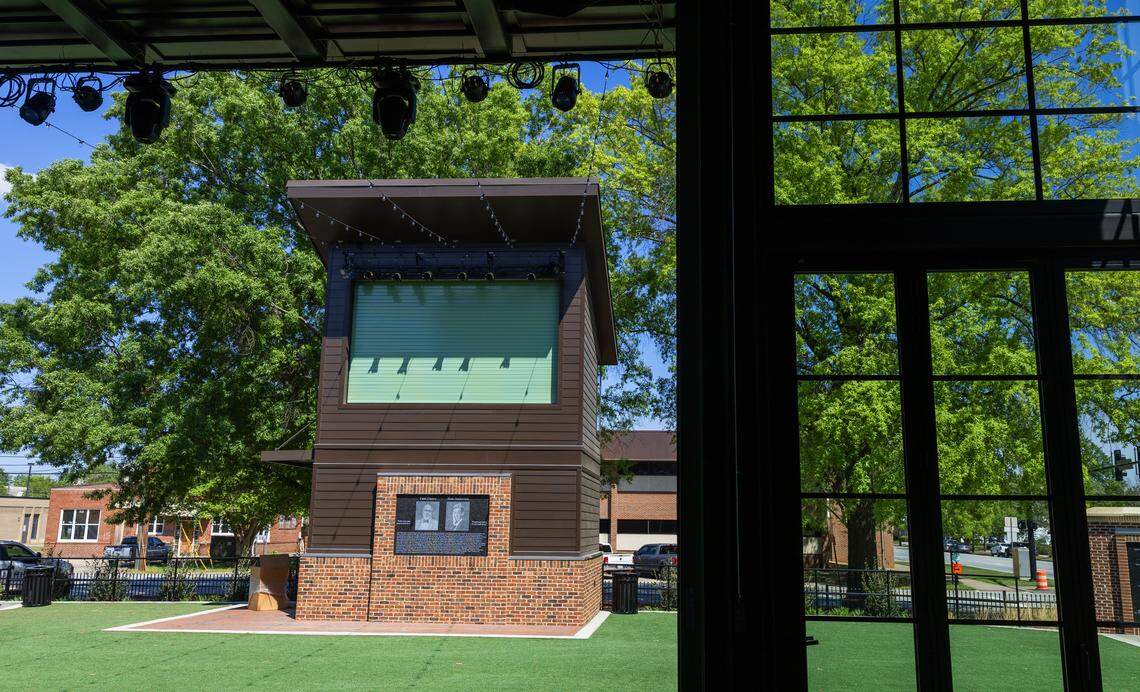 A new performance venue at the Springer Opera House in Columbus is named The PATIO in honor of retired producing artistic director Paul Pierce and former education director Ron Anderson. The Pierce Anderson Theatre in the Outdoors also will be open as a public park and for private event rentals.
