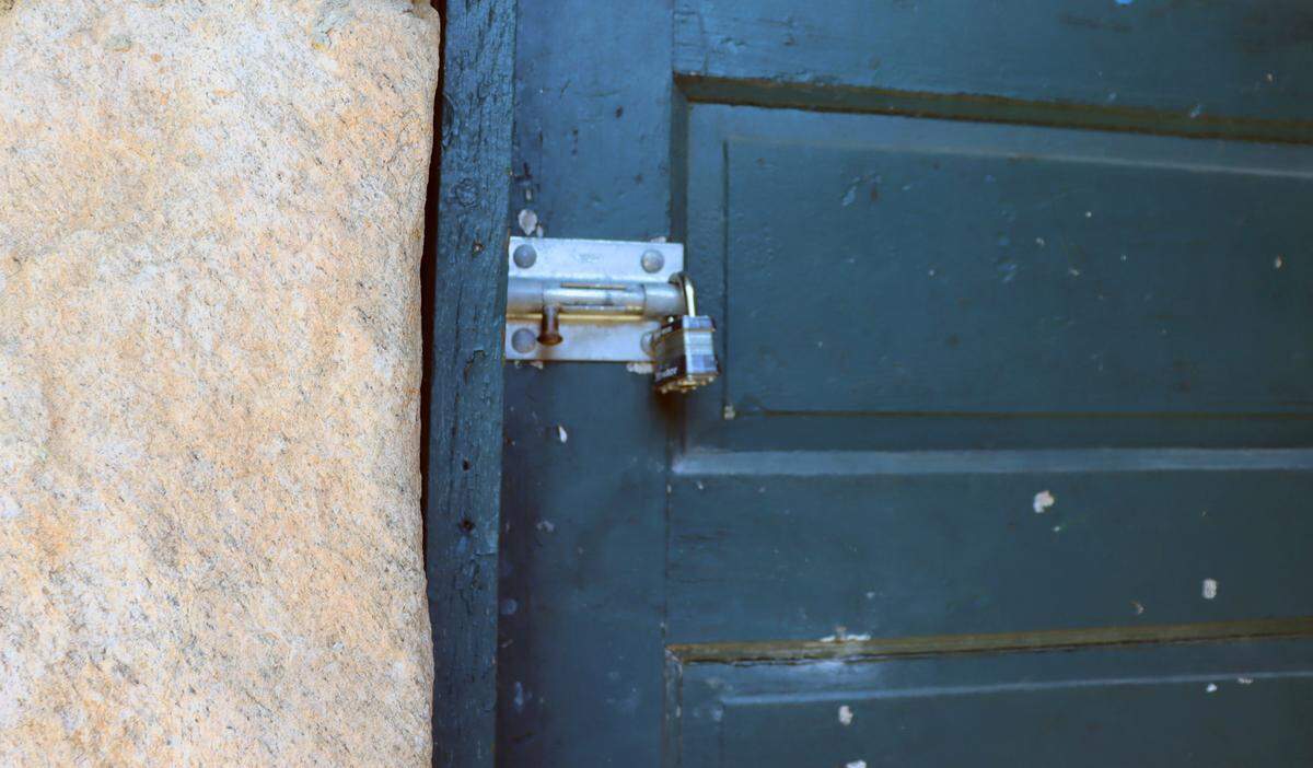The bathroom are locked from septic issues and will be replaced in 2025 from SPLOST funds. August 2024