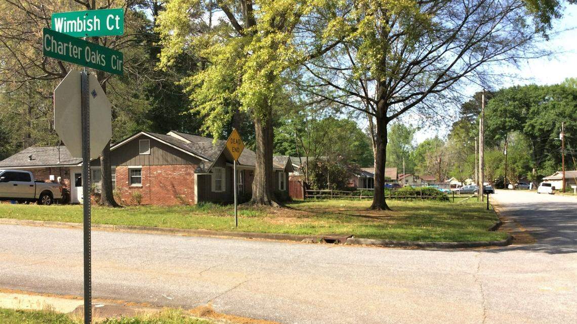 The fight over kids playing basketball in the street on Charter Oaks Circle happened at a home on Wimbish Court.