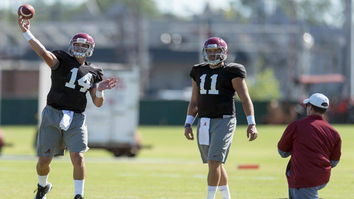 1. Alabama (12-2 last year; 7-1 SEC) - A hole to fill at quarterback isn’t enough to knock Alabama from the top spot as it brings back seven starters from a defense that limited team’s to 18.4 points per game, and 328.4 yards of total offense. The unit has a chance to be something special anchored by returning All-SEC players Jonathan Allen (DL), Reggie Ragland (LB) and Cyrus Jones (DB).  (Vash Hunt/AL.com via AP) 