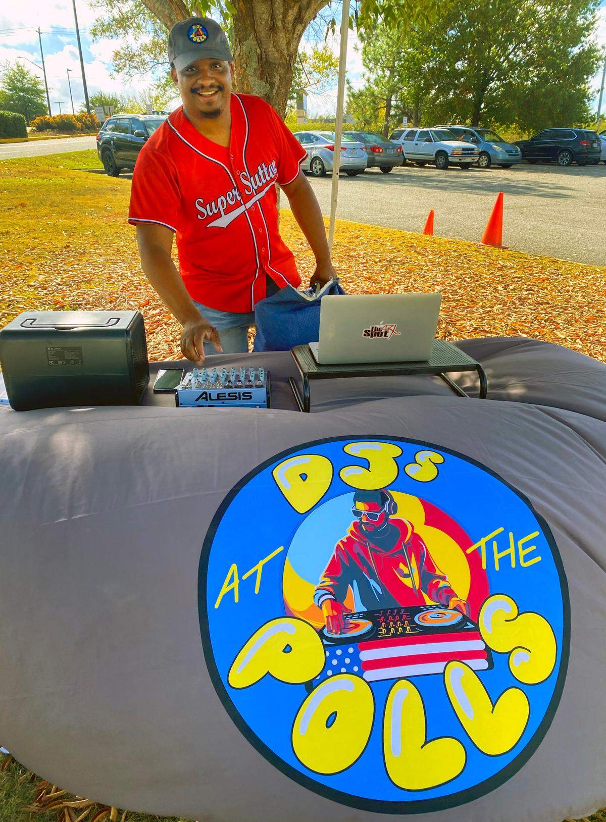 JShaun Sutton, or ​known as DJ Remnant, is a local DJ and pastor at Miracles of Christ International Outreach Ministries on Cusseta Road. Sutton was playing music at the precinct at Columbus Technical College and plans to be there until 1:30 p.m. before moving on to another precinct. 11/05/2024