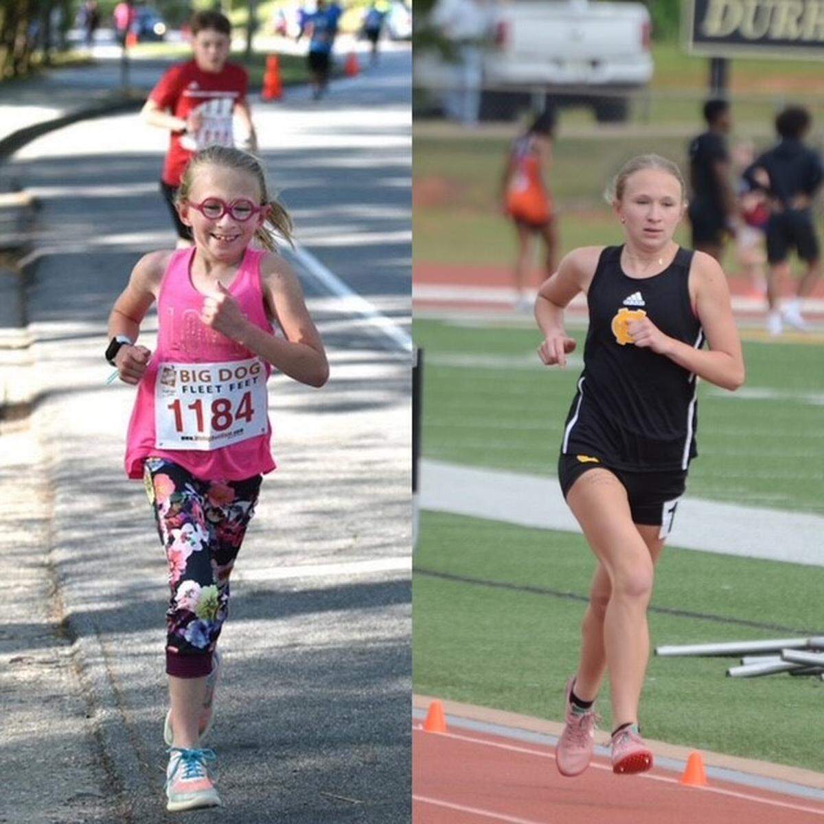 Harris County High School senior Effie Ward has excelled at long-distance running since elementary school while overcoming brain surgery and scoliosis.