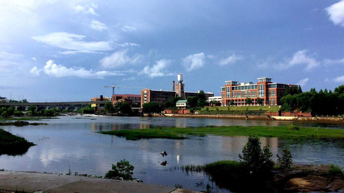 A view of Columbus from the Chattahoochee River