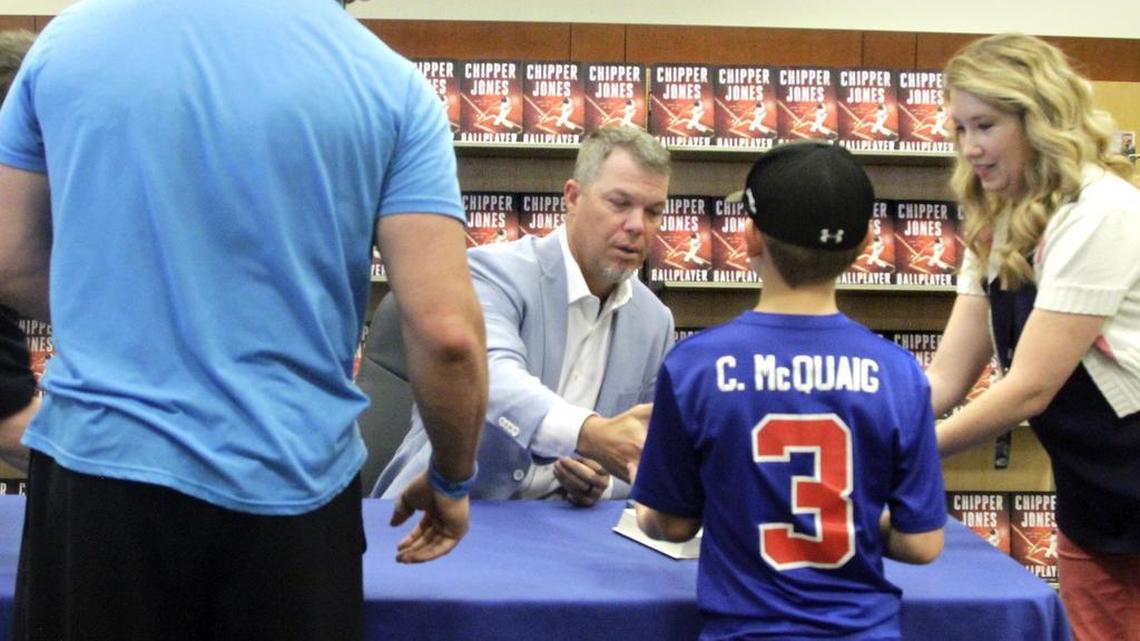 Chipper Jones meets with ‘my people’ in Columbus, discusses new book