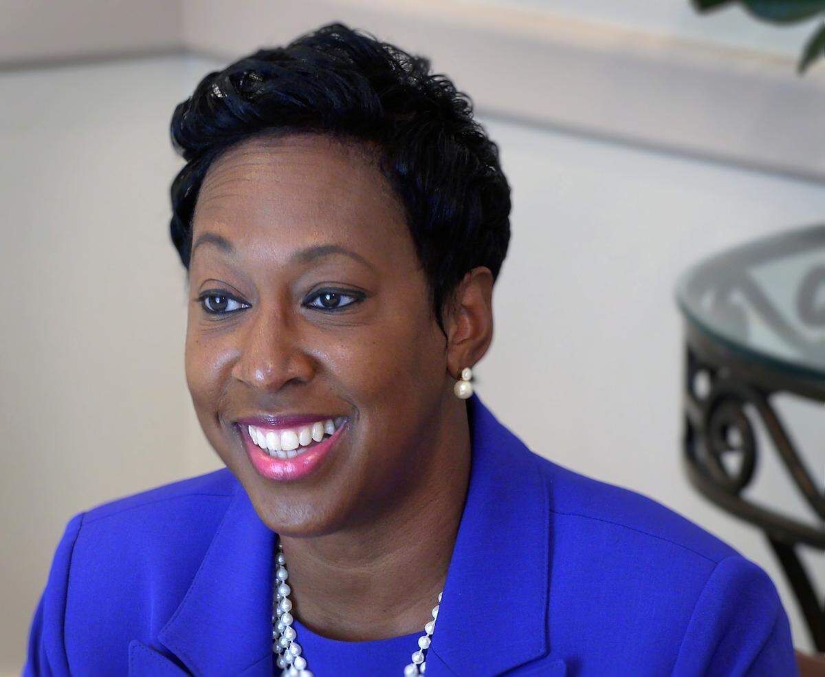 Justice Verda Colvin of the Supreme Court of Georgia was appointed to the court by Gov. Brian Kemp on July 20, 2021. Colvin spoke with Ledger-Enquirer during a visit to Columbus Nov. 18, 2021.