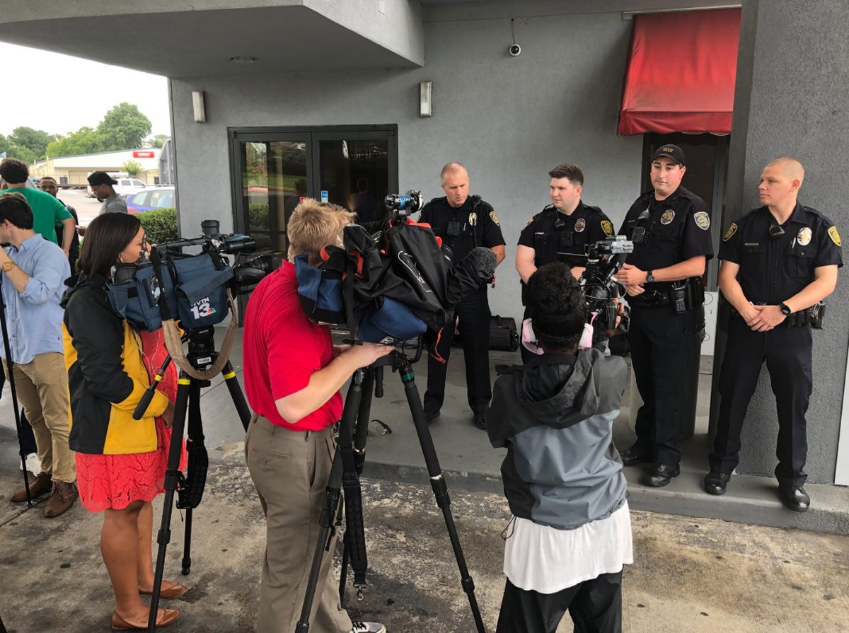 Pelham officers bought the student breakfast and drove him the rest of the way to work.