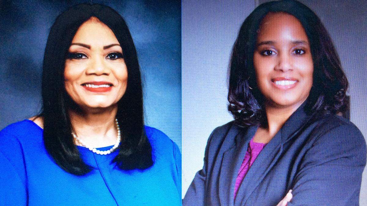 Muscogee County Superior Court Clerk Shasta Thomas Glover, left, faces a challenge from prosecutor Danielle Forte.