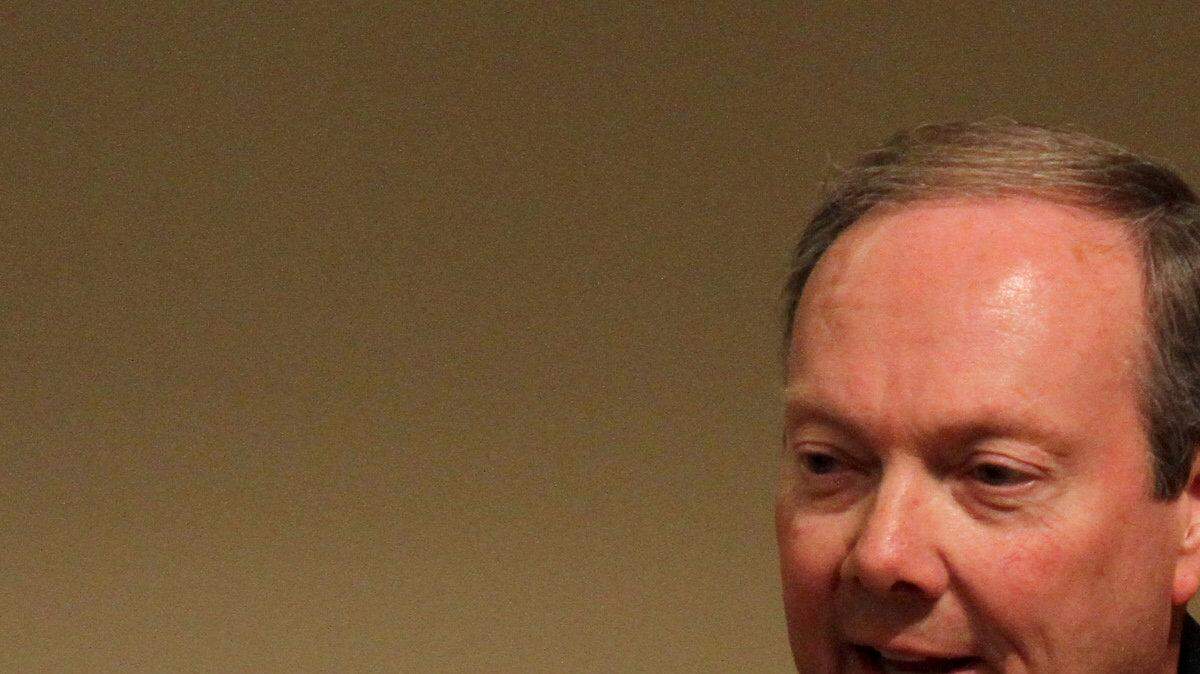 Muscogee County Superintendent David Lewis addresses the 2014 MCSD Teacher of the Year honorees in February.