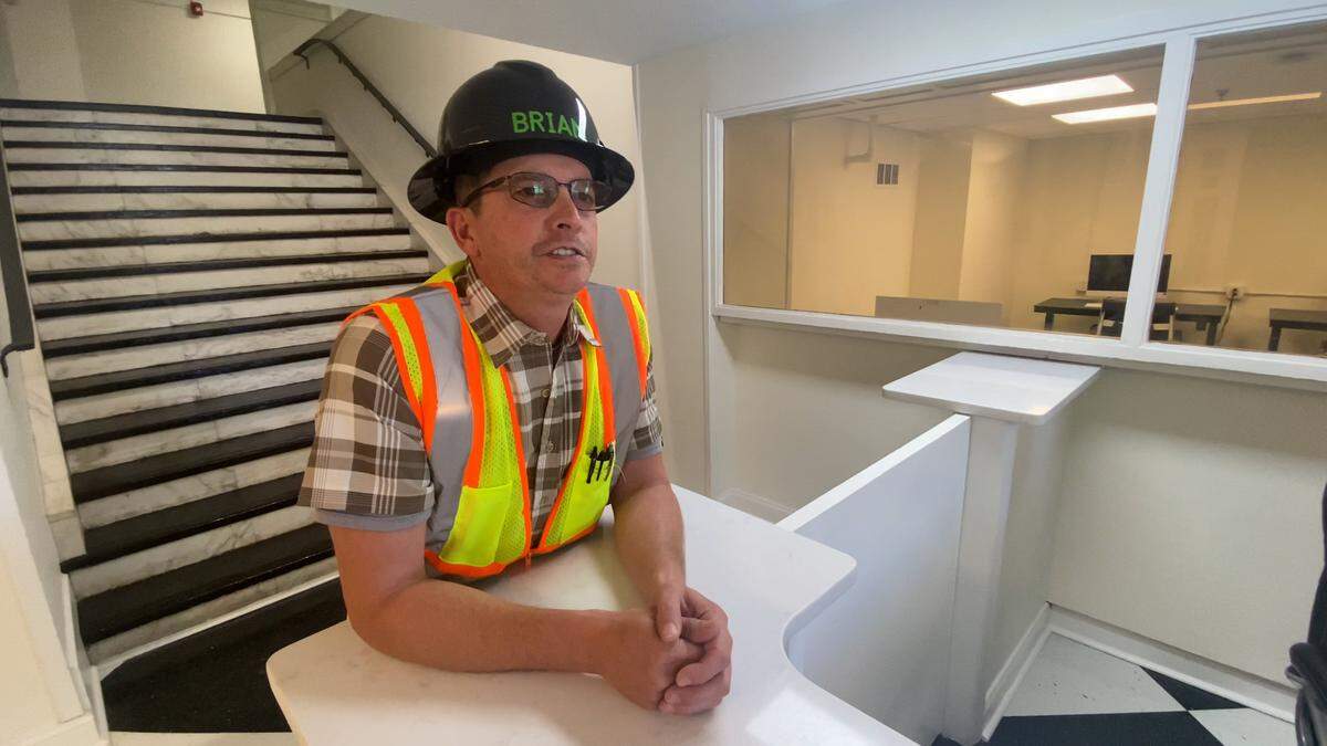 Brian Herring is the superintendent of construction for Freeman & Associates on the renovation of The Ralston in Columbus, Georgia.