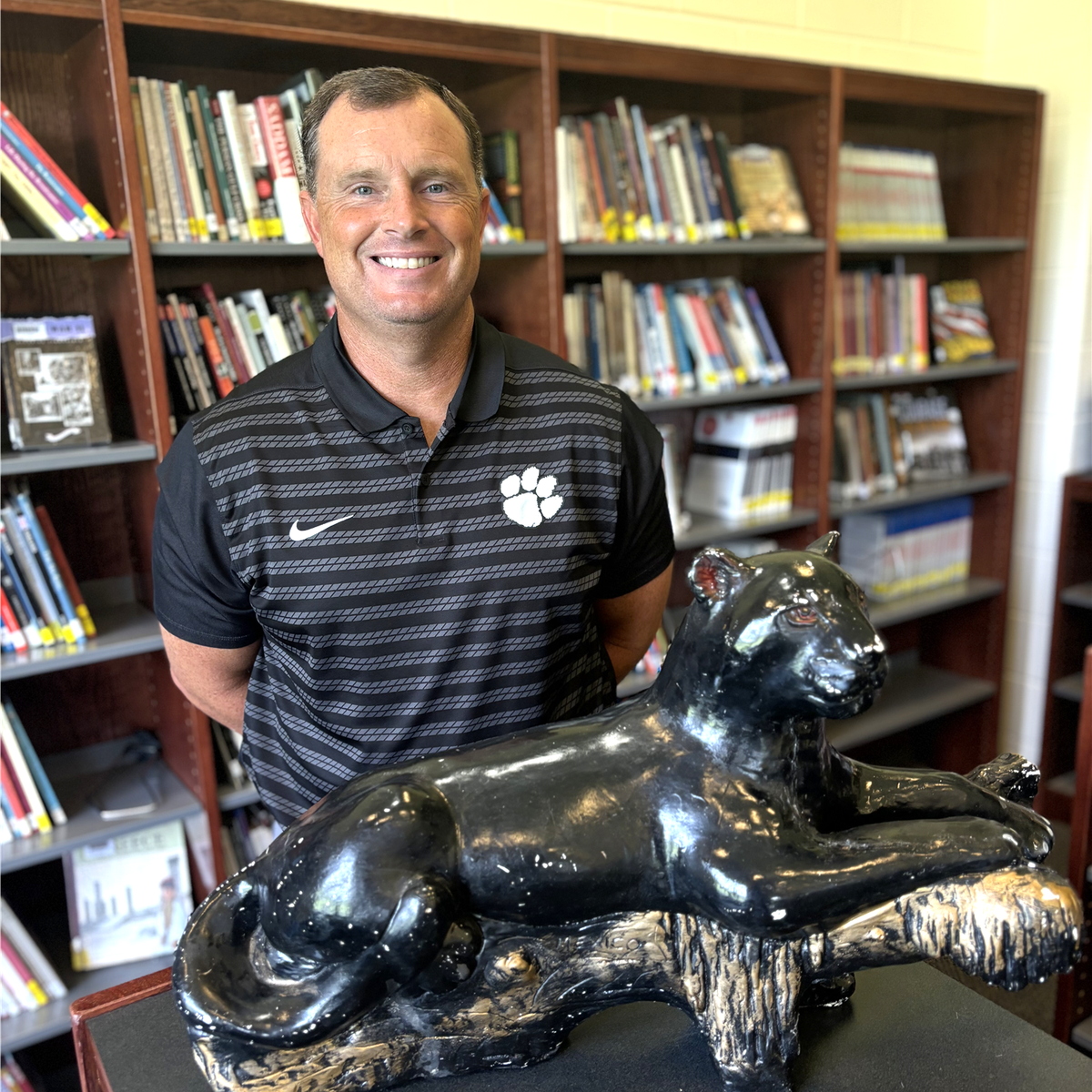 Smiths Station High School football head coach Bryant Garrison