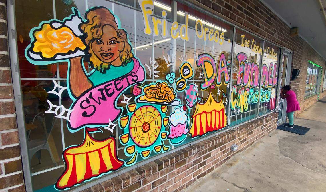 Da Funnel Cake Factory is at 1128 Fort Benning Road in Columbus, Georgia. 