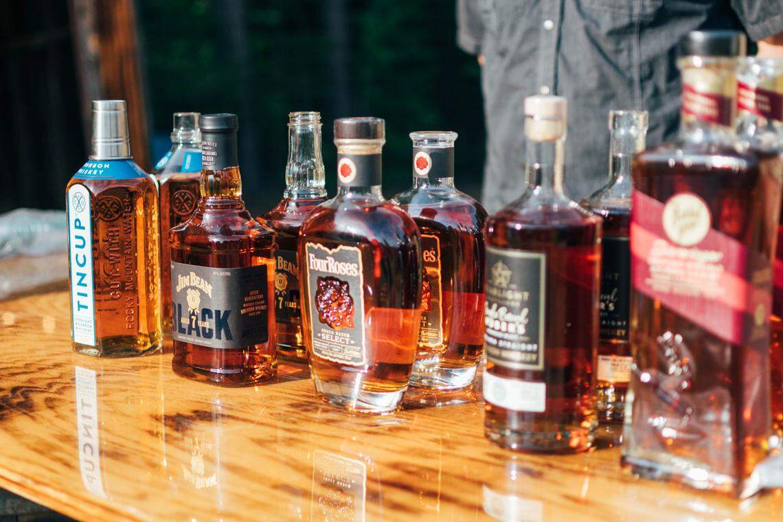 This is a sampling of the options that were available at the Bourbon and Blooms in the Garden event at the Columbus Botanical Garden in 2025.