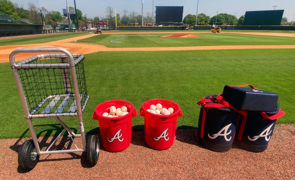 The Columbus Clingstones hosted a media day at Synovus Park in Columbus, Georgia on April 1, 2025. 04/01/2025