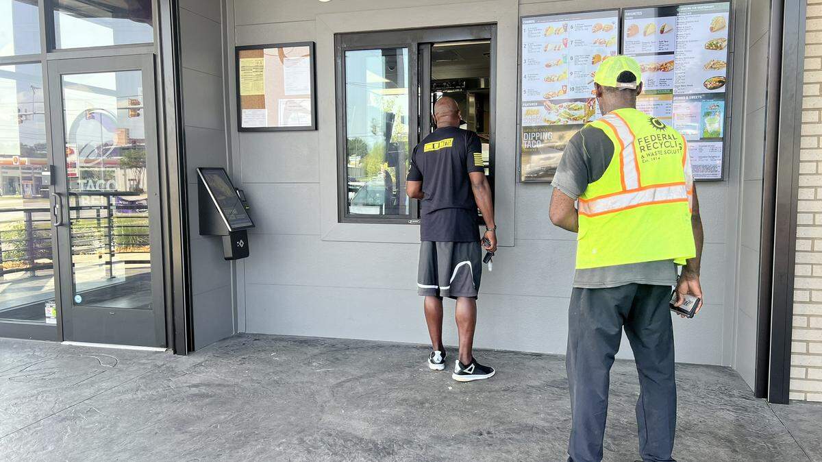 Taco Bell opened one of its first “Go Mobile” concept locations in Columbus this summer. The digital first locations make pick-up faster and more efficient.