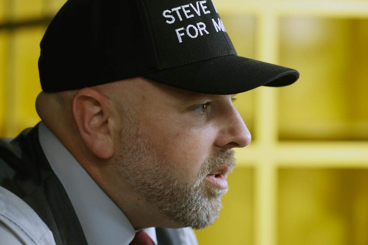 Steve Kelly, pictured during a Feb. 27, 2026, interview with the Ledger-Enquirer, is a mayoral candidate in Columbus.