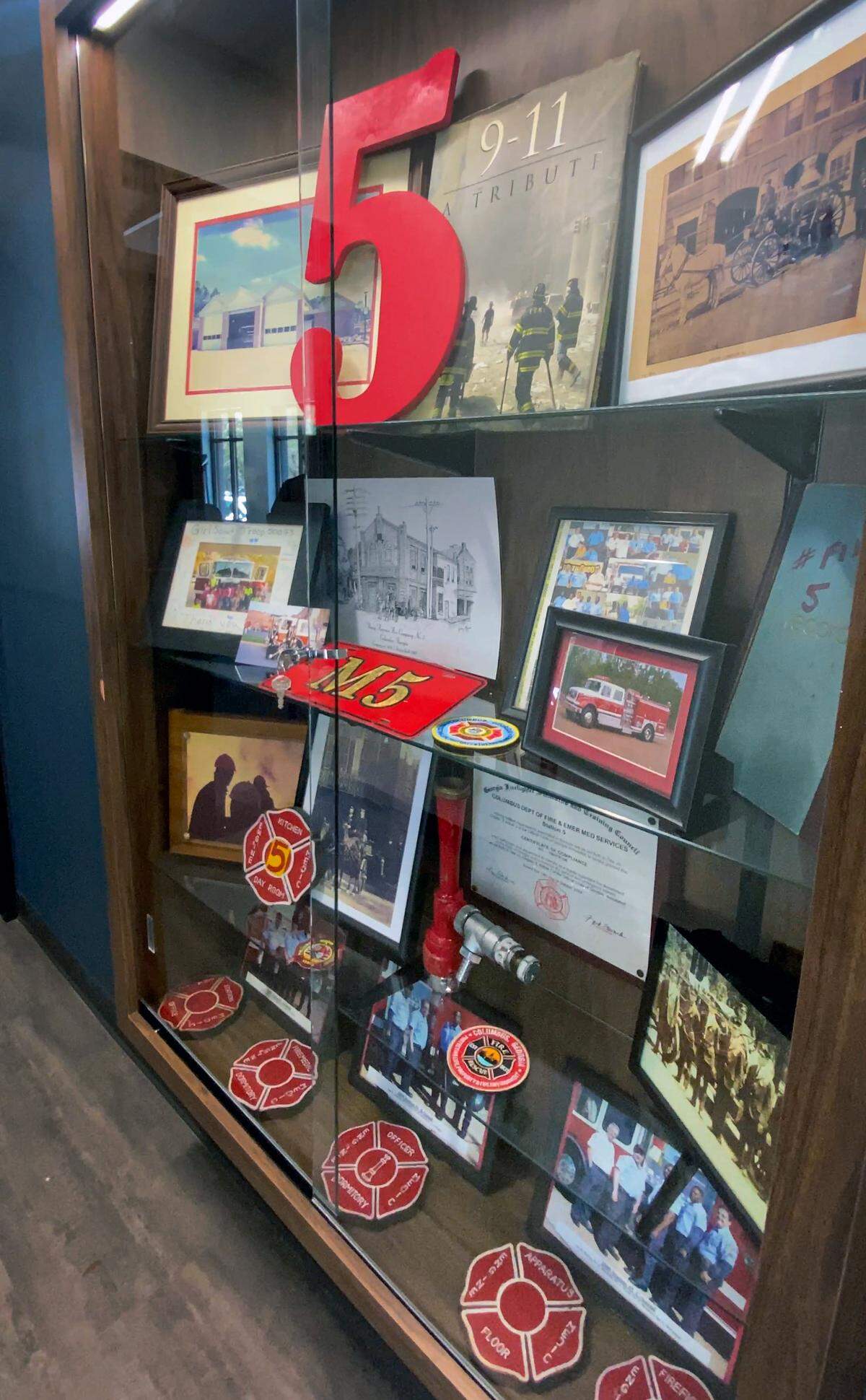 Columbus Fire and EMS hosted a ceremony March 17, 2026, to celebrate the opening of its new Fire Station 5, at 6600 Lynch Road. It includes a display of historical memorabilia.