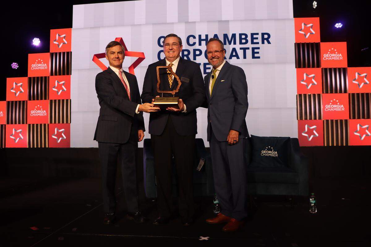 Columbus-based W.C. Bradley Co. received the inaugural Georgia Chamber Corporate Citizen Award at the Georgia Chamber of Commerce 2025 Congressional Luncheon on Aug. 20, 2025, in the Columbus Convention & Trade Center.