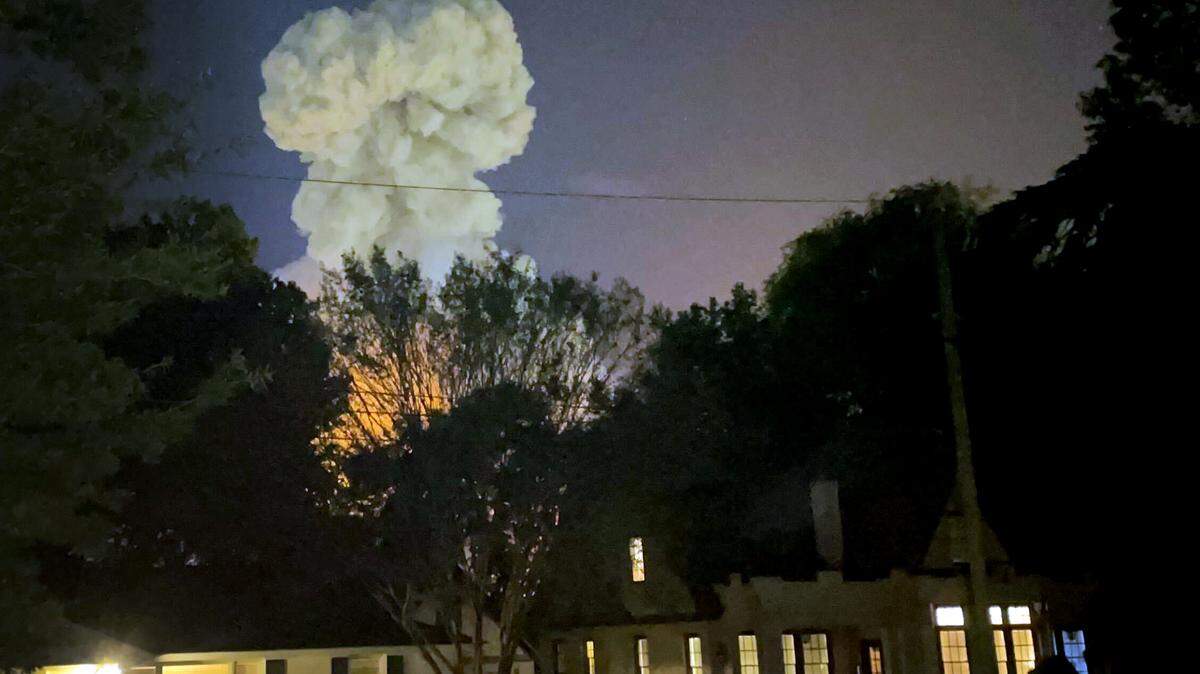 There was a large fire at the Radius Recycling facility at 420 10th Avenue in Columbus, Georgia the night of Sept. 17, 2023 that could be seen from miles away.