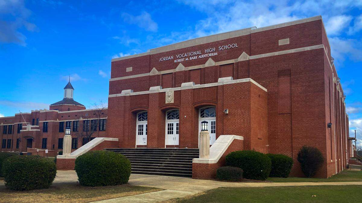 Jordan Vocational High School is located at 3200 Howard Ave. in Columbus, Georgia.