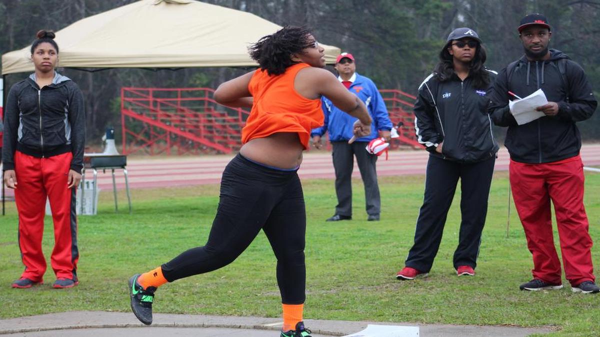 Columbus’ Tiondra Grant had another good showing for the Lady Blue Devils in the Hardaway Invitational, finishing fifth among all female competitors.