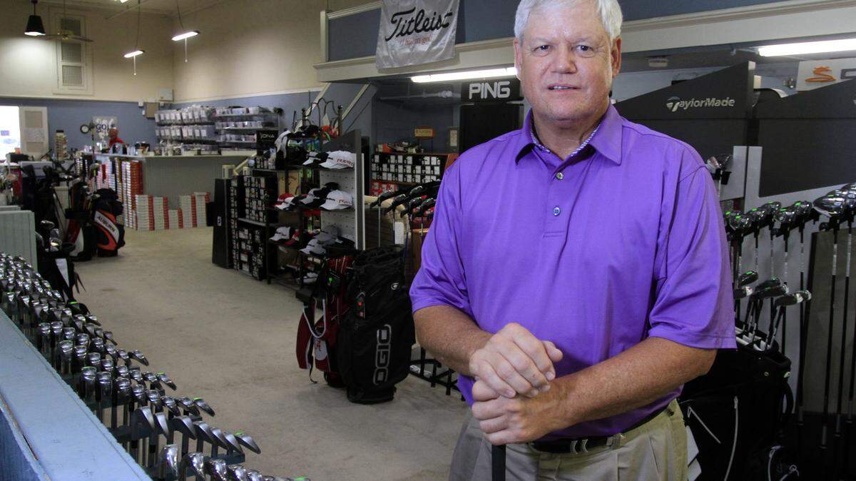 Mike Haskey mhaskey@ledger-enquirer.comLarry Strickland is the manager and golf expert at the Golf Gallery on Broadway in Columbus. 08/21/15
