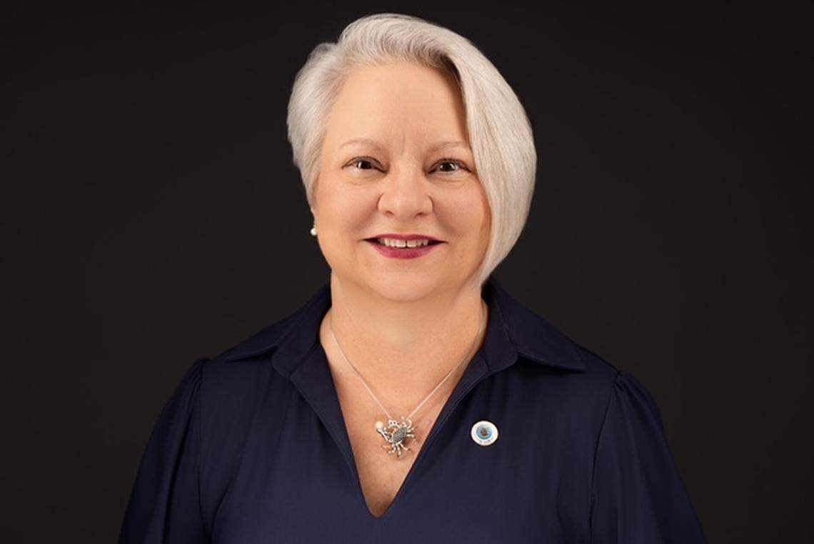 Columbus Councilor Charmaine Crabb is the District 5 incumbent in the May 19, 2026, election.