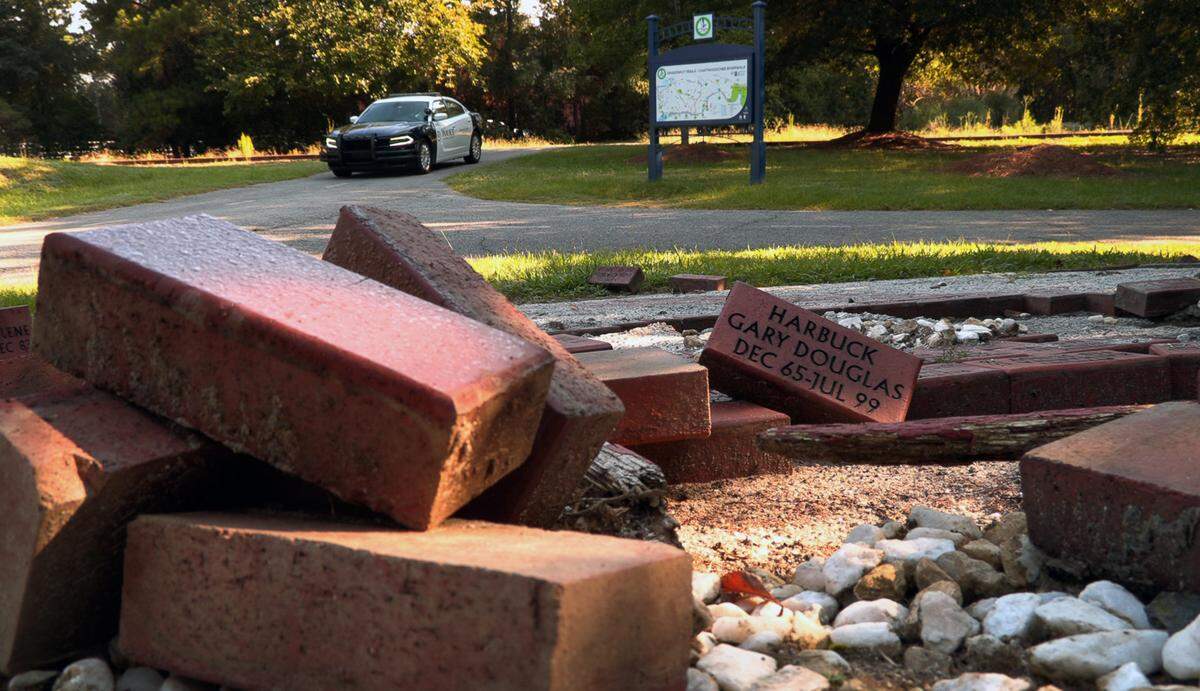 The Homicide Brick Memorial in Columbus was vandalized at an unspecified time Monday afternoon. The office of Parks and Recreation alerted the District Attorney’s Victim-Witness office around 4:00 p.m. Monday which has overseen the memorial since its beginnings in the mid-90s. 09/20/2022
