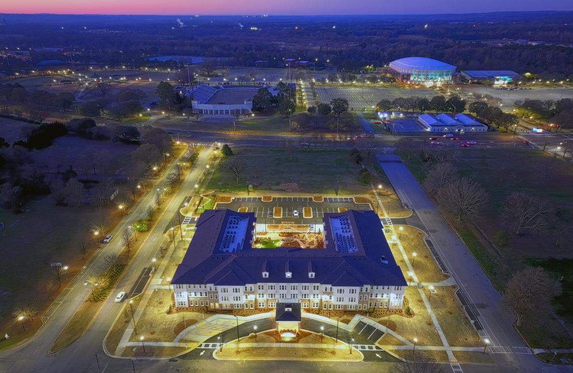 Miles Crossing Senior Residences, 450 Fifth Ave. in Columbus, hosted a ribbon-cutting ceremony April 23, 2026, to celebrate opening. The new mixed-income apartment community is for people ages 55 and older.