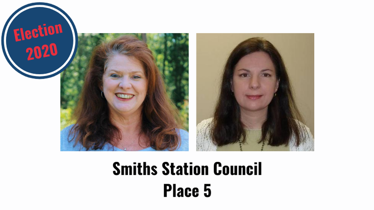 Victoria Green (left) and Diane Holman-Stein (right) are running for the Smiths Station Council Place 5 seat in the Aug. 25, 2020, municipal election.