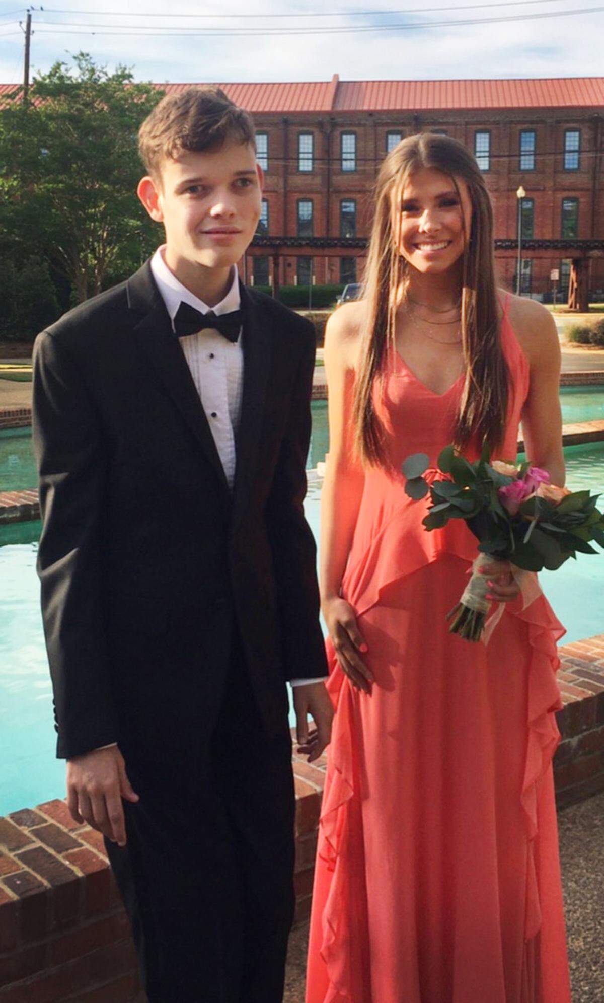 George Jenkins’ date for his senior prom was Abby Tillery, a student at Columbus High School.