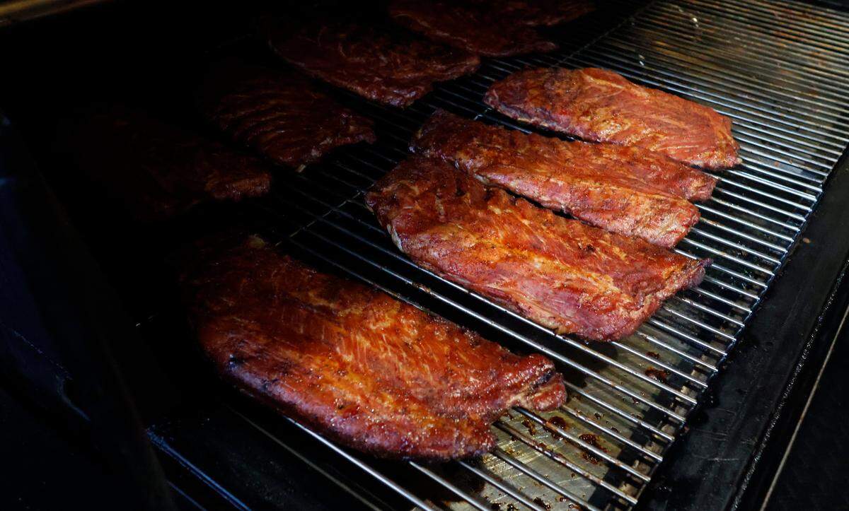 The Emerald’s Touch Barbecue cooks their ribs about five hours, he said, and brisket takes around 22 hours. All of the food is made fresh using high quality ingredients, said owner Prathan Powell