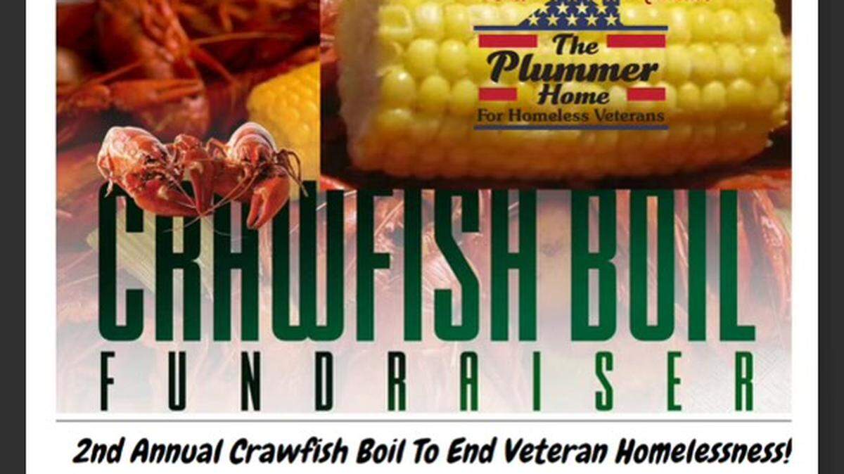 A flyer for the second annual crawfish boil fundraiser for the Plummer Home in Columbus, Ga.