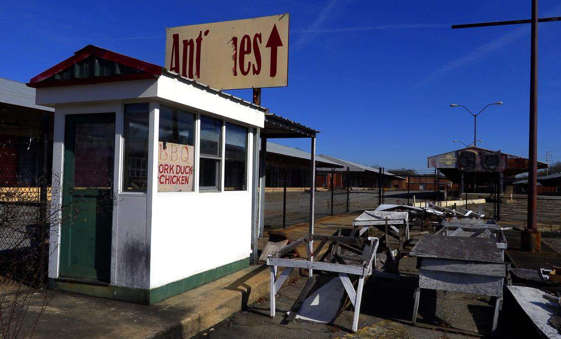 This 2019 Ledger-Enquirer photo shows the rundown site of the former Georgia State Farmers Market in Columbus.